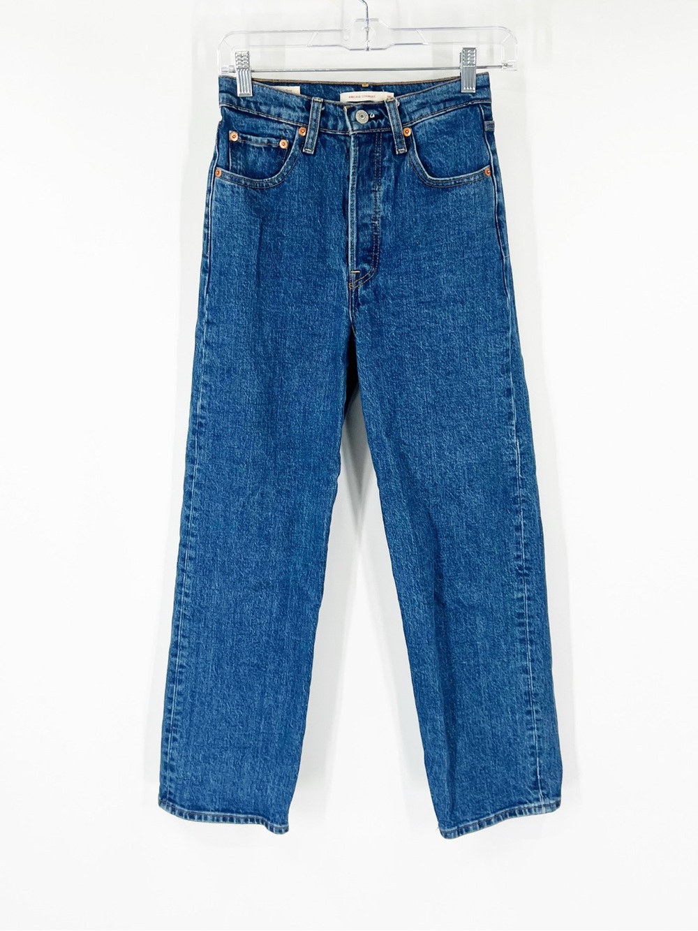 Levi’s Ribcage Straight Button Fly Jeans High Rise